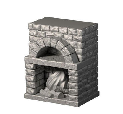 LED - Küchenofen - 3D gedruckt - beleuchtet - Fat Dragon Games 28mm - Ultimate Dragonlock - Scenery - Terrain