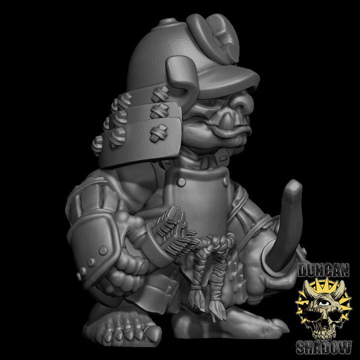 Samurai Goblin mit Bogen  32mm  Tabletop  Fantasy  Gaming  D&D  Dungeons and Dragons  Pathfinder  DSA Duncan Shadow