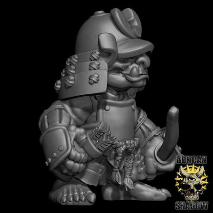 Samurai Goblin mit Bogen  32mm  Tabletop  Fantasy  Gaming  D&D  Dungeons and Dragons  Pathfinder  DSA Duncan Shadow