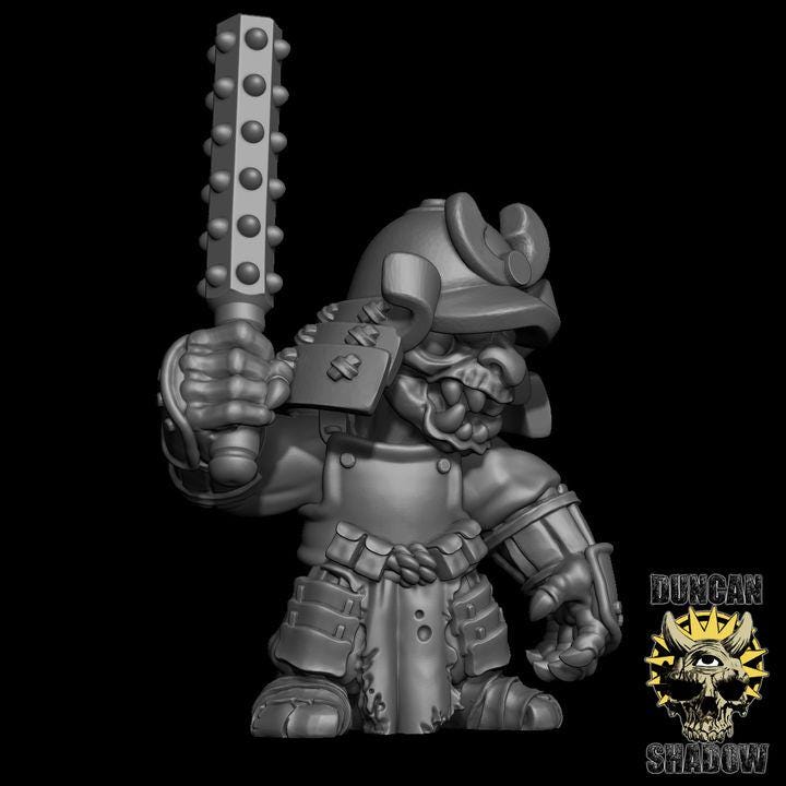 Samurai Goblin mit Keule  32mm  Tabletop  Fantasy  Gaming  D&D  Dungeons and Dragons  Pathfinder  DSA Duncan Shadow