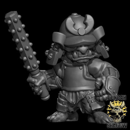 Samurai Goblin mit Keule  32mm  Tabletop  Fantasy  Gaming  D&D  Dungeons and Dragons  Pathfinder  DSA Duncan Shadow
