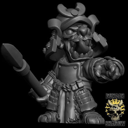 Samurai Goblin mit Speer  32mm  Tabletop  Fantasy  Gaming  D&D  Dungeons and Dragons  Pathfinder  DSA Duncan Shadow