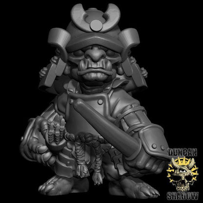 Samurai Goblin mit Bogen  32mm  Tabletop  Fantasy  Gaming  D&D  Dungeons and Dragons  Pathfinder  DSA Duncan Shadow