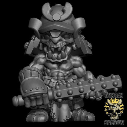 Samurai Goblin mit Keule  32mm  Tabletop  Fantasy  Gaming  D&D  Dungeons and Dragons  Pathfinder  DSA Duncan Shadow
