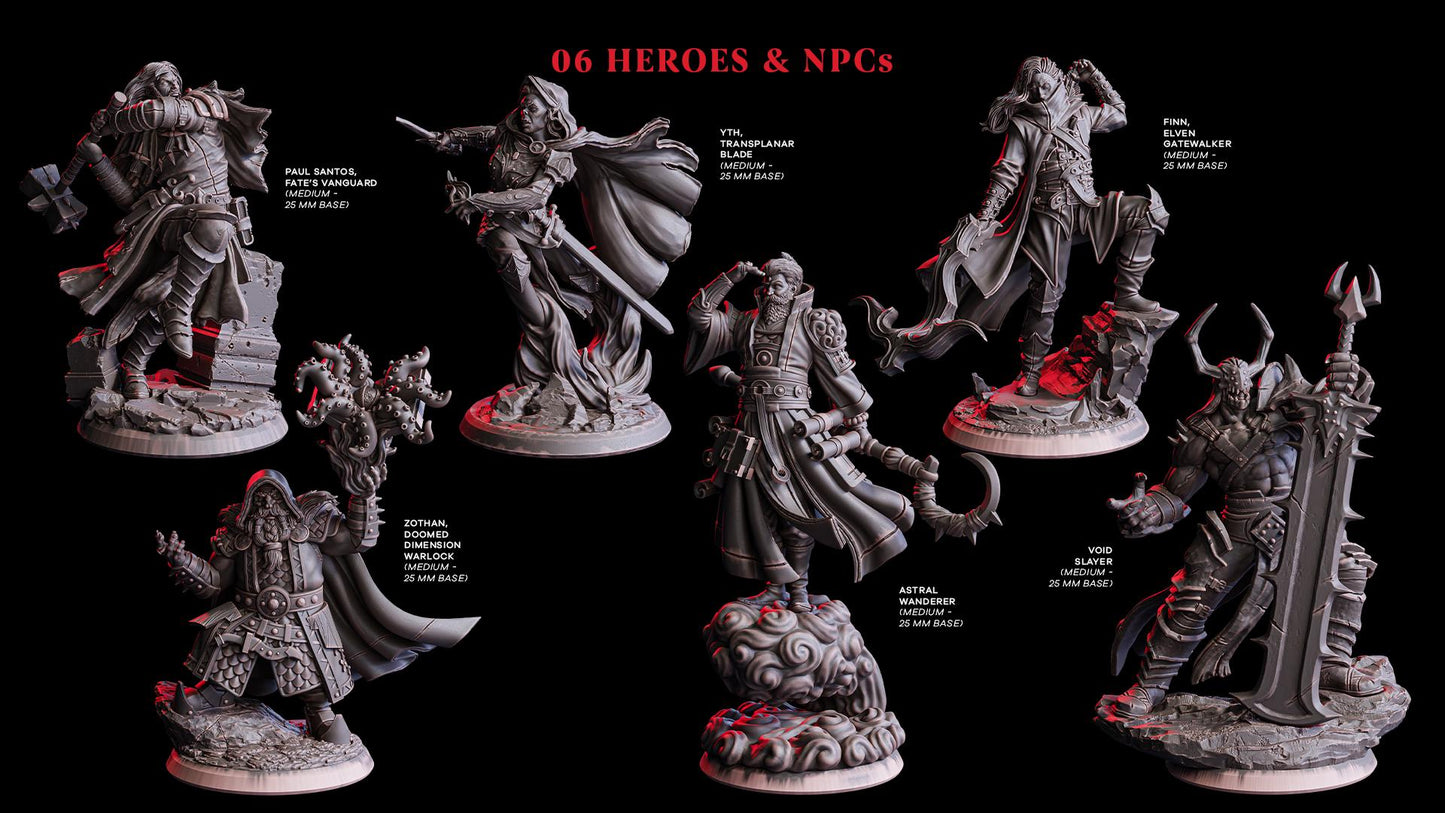 Mindreaver Tyrant (Enemy)  32mm  Tabletop  Fantasy  D&D  Dungeons and Dragons  Pathfinder  DSA  Flesh of Gods