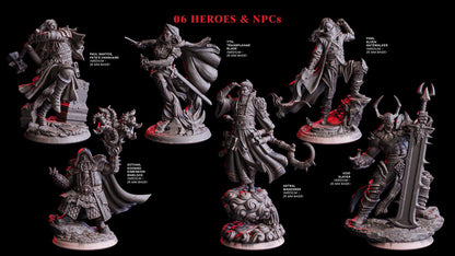 Mindreaver Tyrant (Enemy)  32mm  Tabletop  Fantasy  D&D  Dungeons and Dragons  Pathfinder  DSA  Flesh of Gods