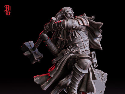 Paul Santos, Vorhut des Schicksals (Hero)  32mm  Tabletop  Fantasy  D&D  Dungeons and Dragons  Pathfinder  DSA  Flesh of Gods