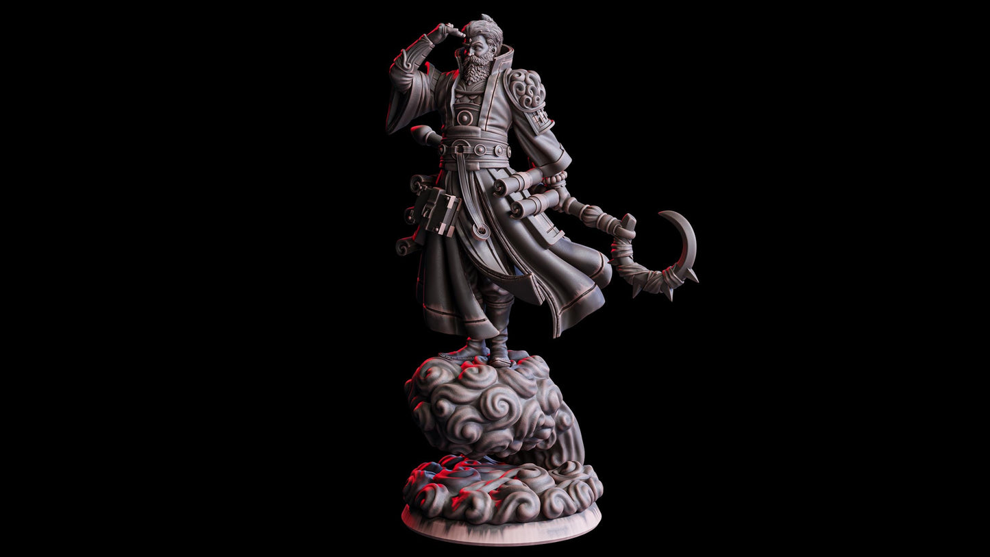 Roal the Astral Wanderer (NPC)  32mm  Tabletop  Fantasy  D&D  Dungeons and Dragons  Pathfinder  DSA  Flesh of Gods