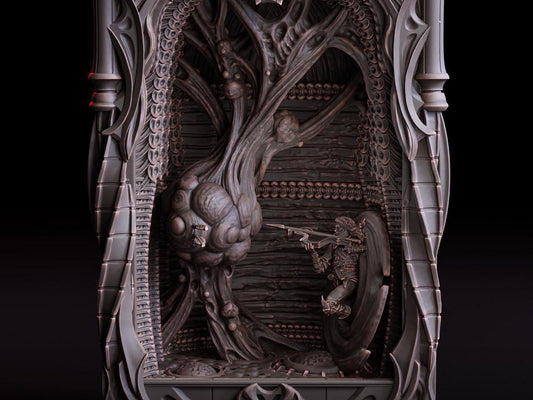 Diorama "Cosmic Crossing"  32mm  Tabletop  Fantasy  D&D  Dungeons and Dragons  Pathfinder  DSA  Flesh of Gods