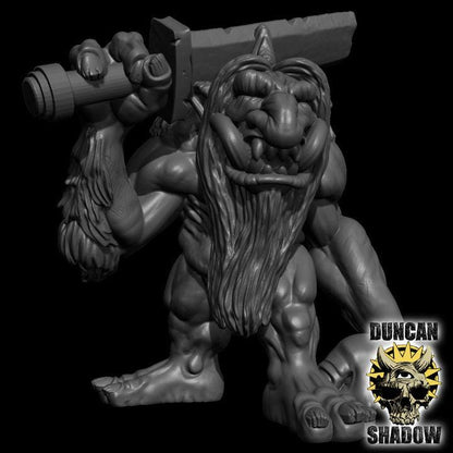 Schnee Trolle  32mm  Tabletop  Fantasy  Gaming  D&D  Dungeons and Dragons  Pathfinder  DSA Duncan Shadow