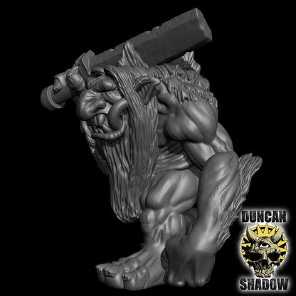 Schnee Trolle  32mm  Tabletop  Fantasy  Gaming  D&D  Dungeons and Dragons  Pathfinder  DSA Duncan Shadow