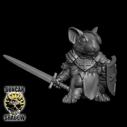 Mousle Crusader mit Schwert und Schild  32mm  Tabletop  Fantasy  Gaming  D&D  Dungeons and Dragons  Pathfinder  DSA Duncan Shadow