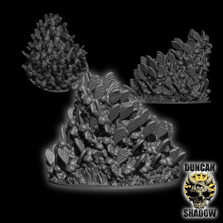 Fliegen Schwarm  32mm  Tabletop  Fantasy  Gaming  D&D  Dungeons and Dragons  Pathfinder  DSA Duncan Shadow
