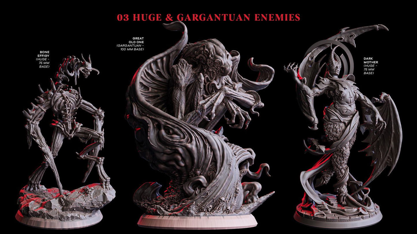 Tome Wraith (L Enemy)  32mm  Tabletop  Fantasy  D&D  Dungeons and Dragons  Pathfinder  DSA  Flesh of Gods