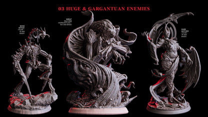 Tome Wraith (L Enemy)  32mm  Tabletop  Fantasy  D&D  Dungeons and Dragons  Pathfinder  DSA  Flesh of Gods