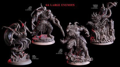 Tome Wraith (L Enemy)  32mm  Tabletop  Fantasy  D&D  Dungeons and Dragons  Pathfinder  DSA  Flesh of Gods