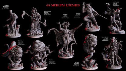 Cosmic Hunter (Enemy)  32mm  Tabletop  Fantasy  D&D  Dungeons and Dragons  Pathfinder  DSA  Flesh of Gods