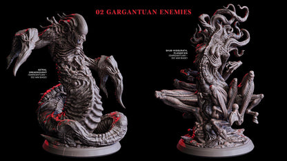 Mindreaver Tyrant (Enemy)  32mm  Tabletop  Fantasy  D&D  Dungeons and Dragons  Pathfinder  DSA  Flesh of Gods
