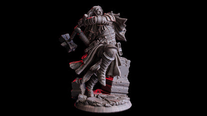 Paul Santos, Vorhut des Schicksals (Hero)  32mm  Tabletop  Fantasy  D&D  Dungeons and Dragons  Pathfinder  DSA  Flesh of Gods