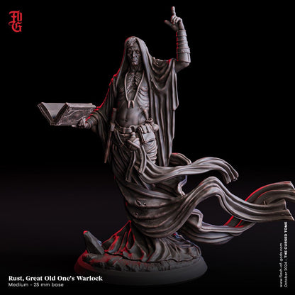 Rust, Great Old One's Warlock (Hero)  32mm  Tabletop  Fantasy  D&D  Dungeons and Dragons  Pathfinder  DSA  Flesh of Gods