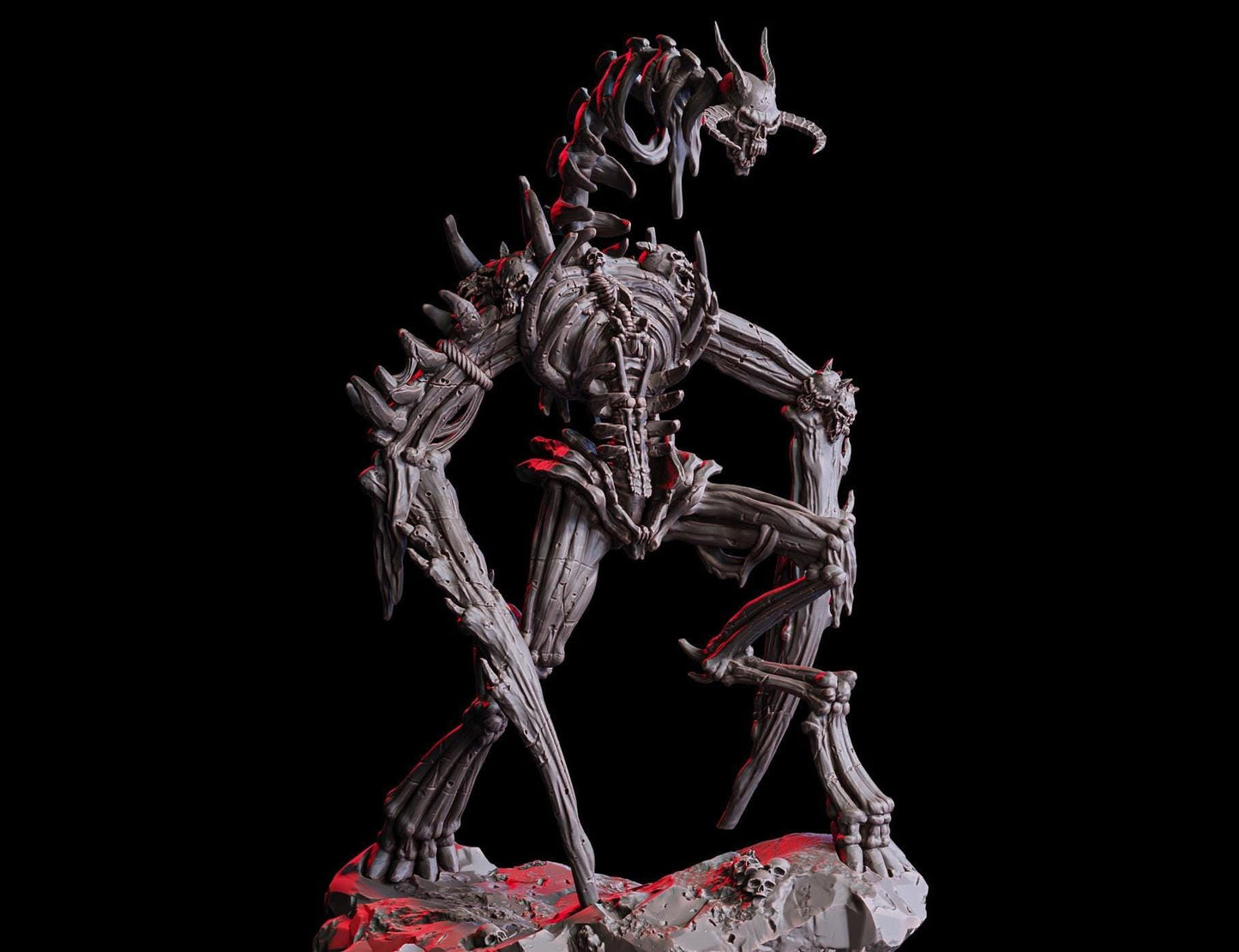 Bone Effigy (XL Enemy)  32mm  Tabletop  Fantasy  D&D  Dungeons and Dragons  Pathfinder  DSA  Flesh of Gods