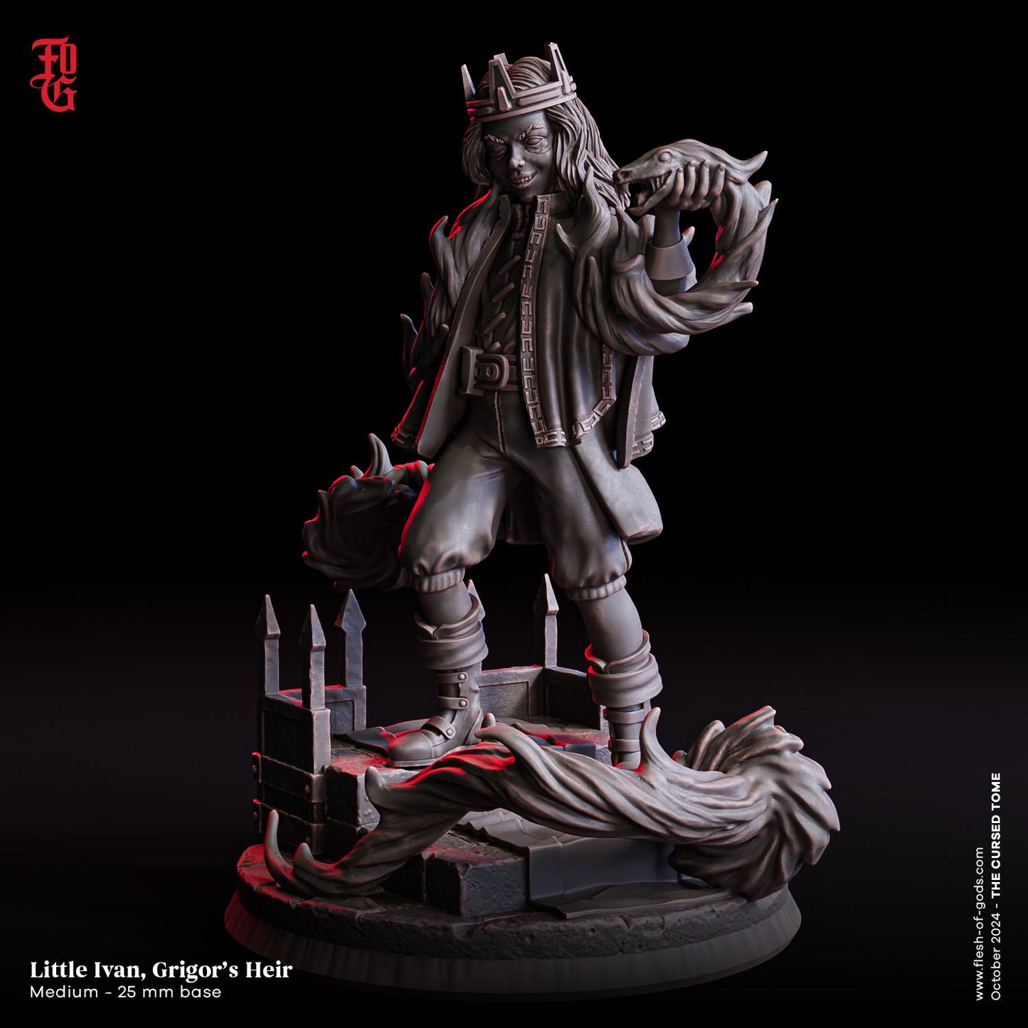 Litle Ivan, Grigors Heir (Enemy)  32mm  Tabletop  Fantasy  D&D  Dungeons and Dragons  Pathfinder  DSA  Flesh of Gods