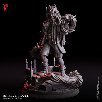 Litle Ivan, Grigors Heir (Enemy)  32mm  Tabletop  Fantasy  D&D  Dungeons and Dragons  Pathfinder  DSA  Flesh of Gods