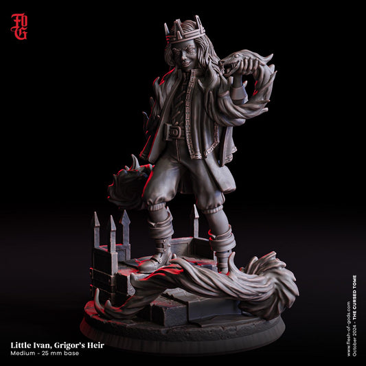 Litle Ivan, Grigors Heir (Enemy)  32mm  Tabletop  Fantasy  D&D  Dungeons and Dragons  Pathfinder  DSA  Flesh of Gods