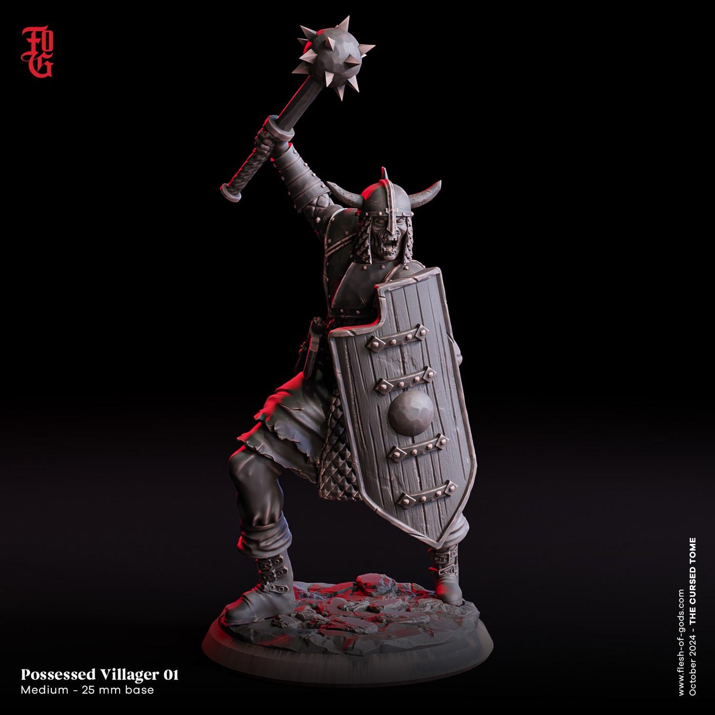 Possessed Villagers in 3 Variations (Enemy)  32mm  Tabletop  Fantasy  D&D  Dungeons and Dragons  Pathfinder  DSA  Flesh of Gods