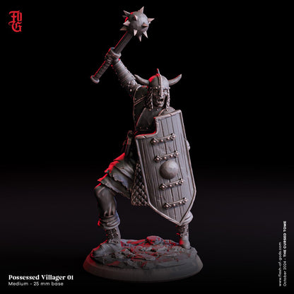 Possessed Villagers in 3 Variations (Enemy)  32mm  Tabletop  Fantasy  D&D  Dungeons and Dragons  Pathfinder  DSA  Flesh of Gods