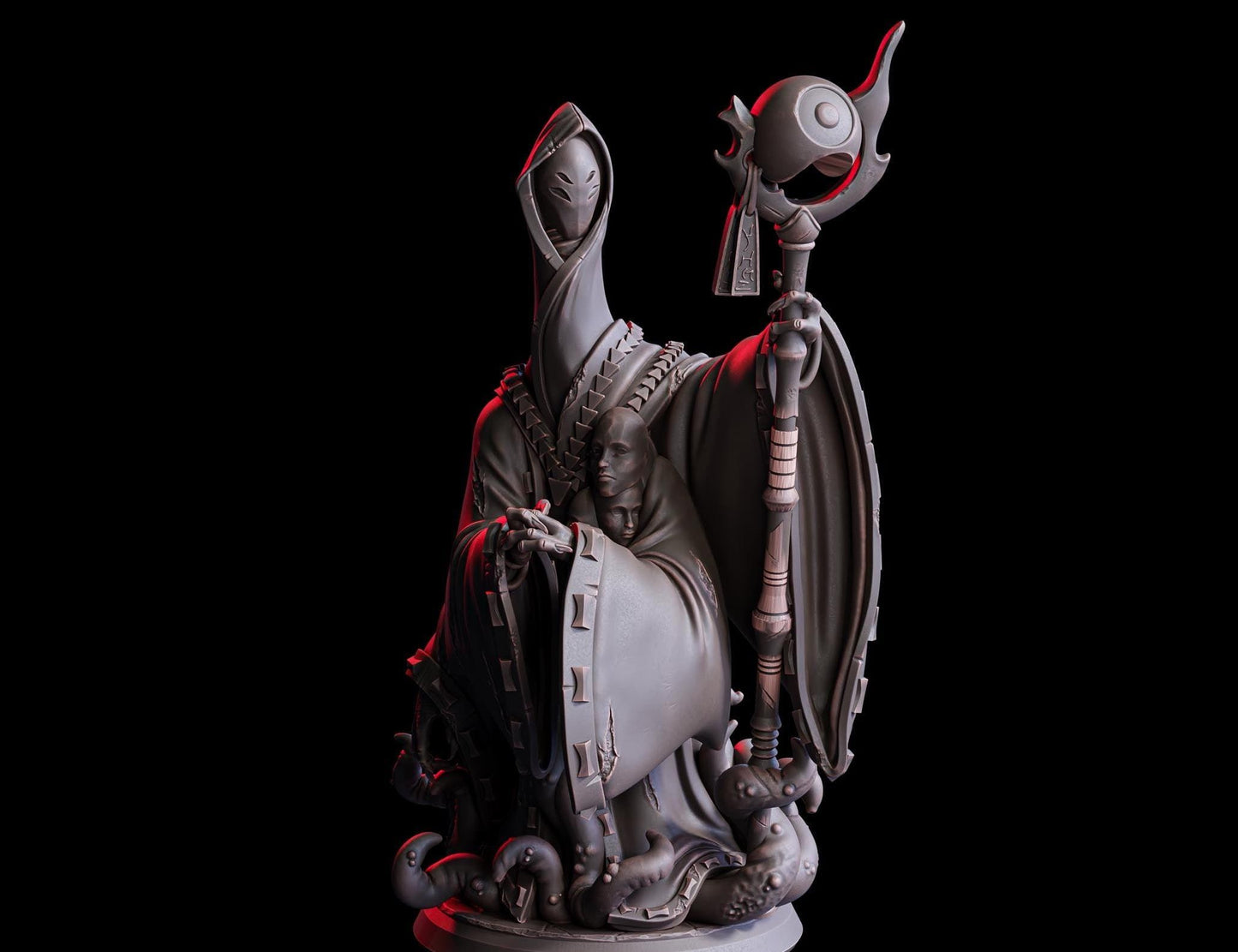Void Chancellor (Enemy)  32mm  Tabletop  Fantasy  D&D  Dungeons and Dragons  Pathfinder  DSA  Flesh of Gods
