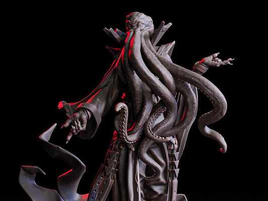 Mindreaver Tyrant (Enemy)  32mm  Tabletop  Fantasy  D&D  Dungeons and Dragons  Pathfinder  DSA  Flesh of Gods