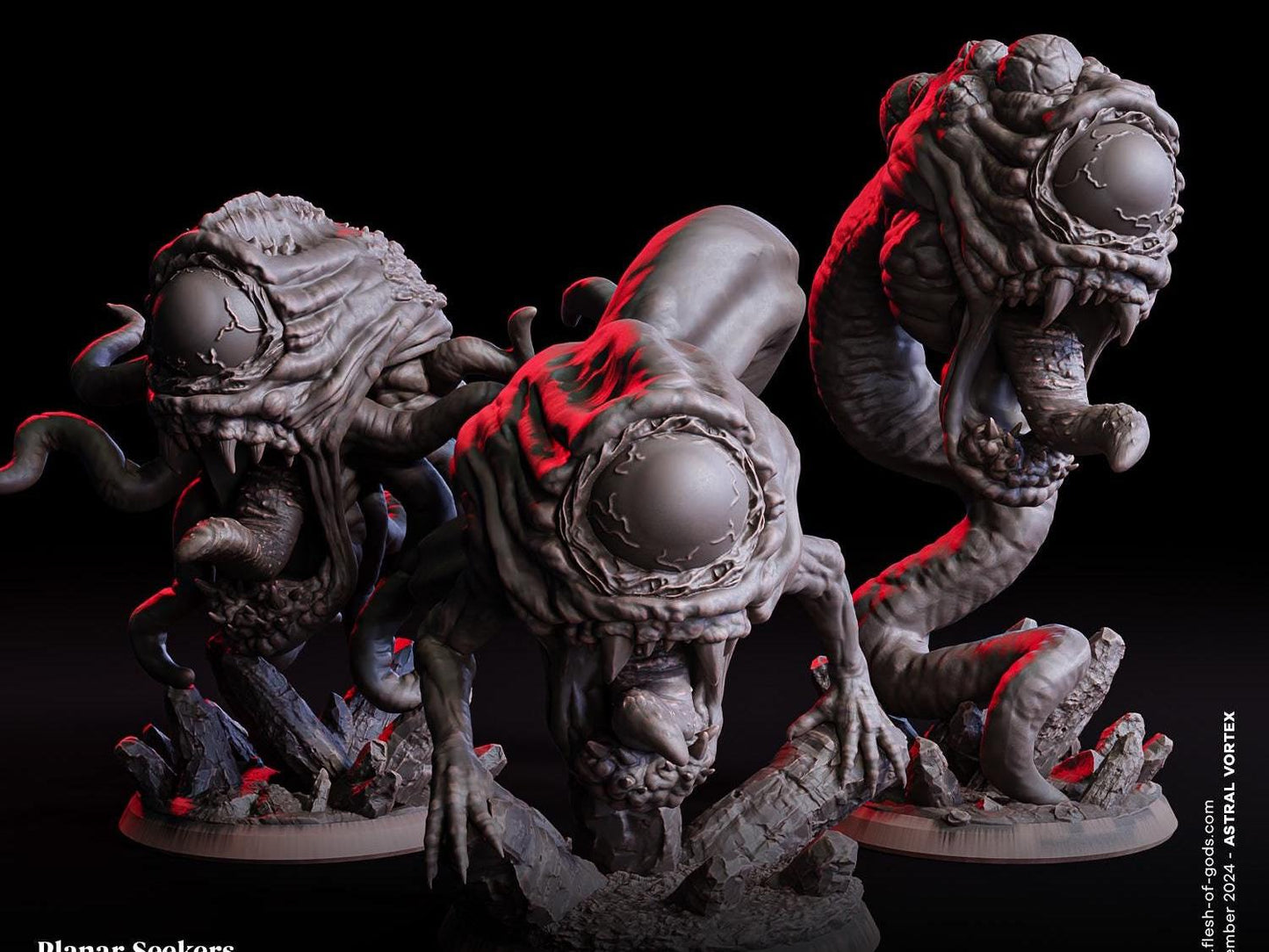 Planar Seekers (Enemy)  32mm  Tabletop  Fantasy  D&D  Dungeons and Dragons  Pathfinder  DSA  Flesh of Gods
