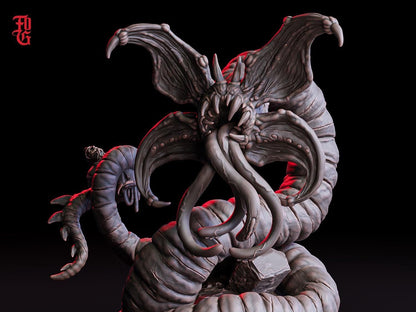 Voidworm (Enemy)  32mm  Tabletop  Fantasy  D&D  Dungeons and Dragons  Pathfinder  DSA  Flesh of Gods