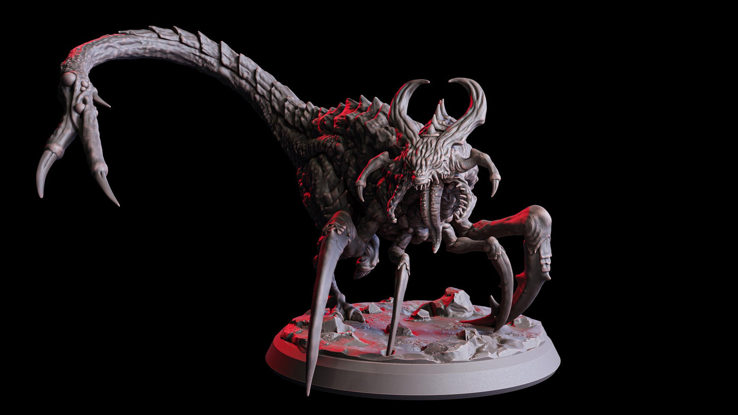 Xenoraptor in zwei Varianten (Enemy)  32mm  Tabletop  Fantasy  D&D  Dungeons and Dragons  Pathfinder  DSA  Flesh of Gods