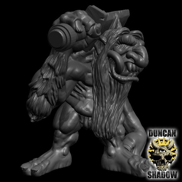 Schnee Trolle  32mm  Tabletop  Fantasy  Gaming  D&D  Dungeons and Dragons  Pathfinder  DSA Duncan Shadow