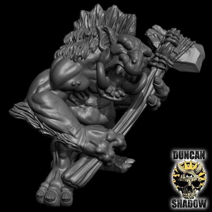 Schnee Trolle  32mm  Tabletop  Fantasy  Gaming  D&D  Dungeons and Dragons  Pathfinder  DSA Duncan Shadow