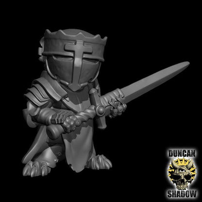 Mousle Crusader mit Langschwert  32mm  Tabletop  Fantasy  Gaming  D&D  Dungeons and Dragons  Pathfinder  DSA Duncan Shadow