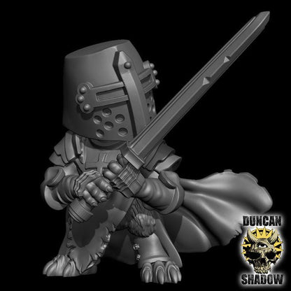 Mousle Crusader mit Langschwert  32mm  Tabletop  Fantasy  Gaming  D&D  Dungeons and Dragons  Pathfinder  DSA Duncan Shadow