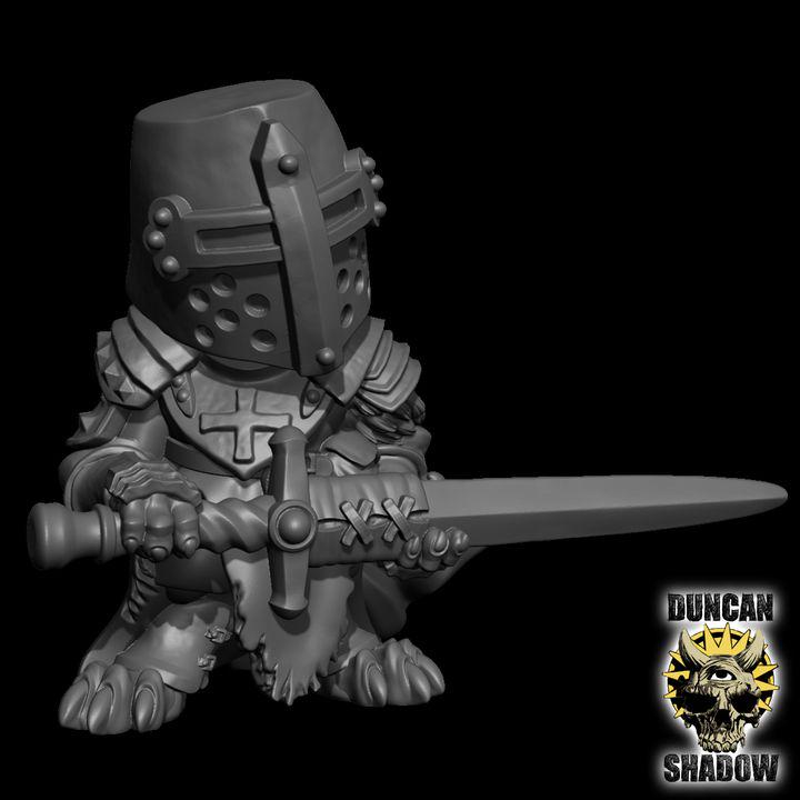 Mousle Crusader mit Langschwert  32mm  Tabletop  Fantasy  Gaming  D&D  Dungeons and Dragons  Pathfinder  DSA Duncan Shadow