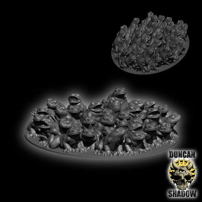 Frosch Schwarm  32mm  Tabletop  Fantasy  Gaming  D&D  Dungeons and Dragons  Pathfinder  DSA Duncan Shadow