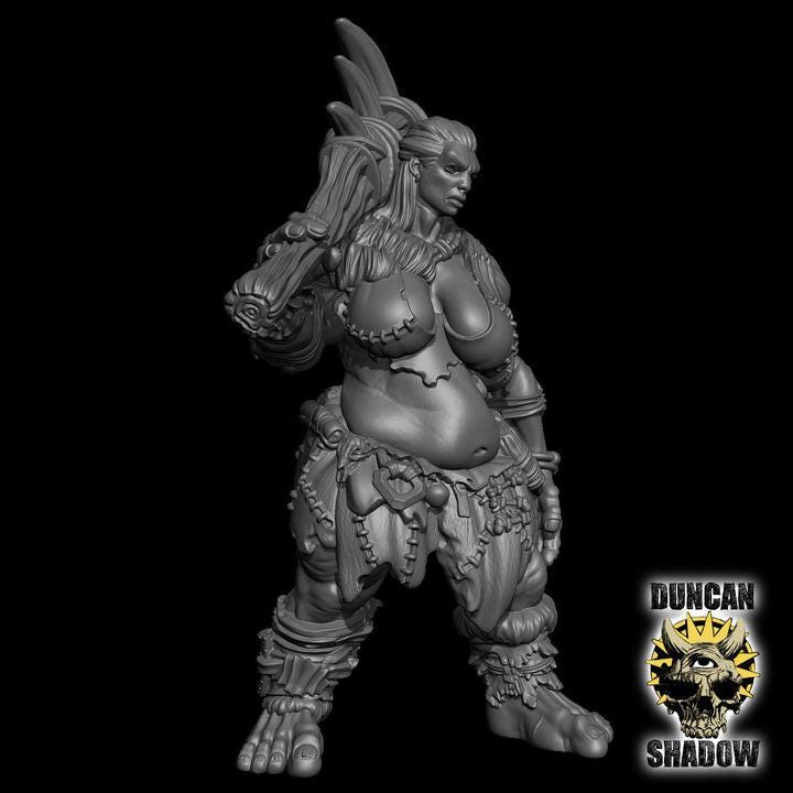 Titan (Frau) XXL  32mm  Tabletop  Fantasy  Gaming  D&D  Dungeons and Dragons  Pathfinder  DSA Duncan Shadow
