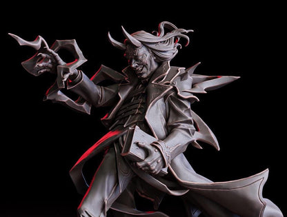 Hexios, Dark Mother's Warlock (Hero)  32mm  Tabletop  Fantasy  D&D  Dungeons and Dragons  Pathfinder  DSA  Flesh of Gods