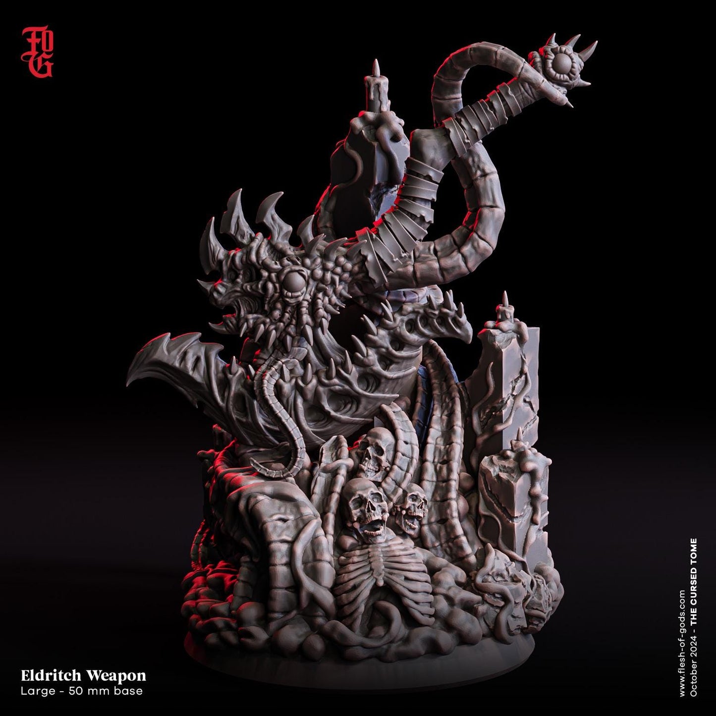 Eldricht Weapon (L Enemy)  32mm  Tabletop  Fantasy  D&D  Dungeons and Dragons  Pathfinder  DSA  Flesh of Gods