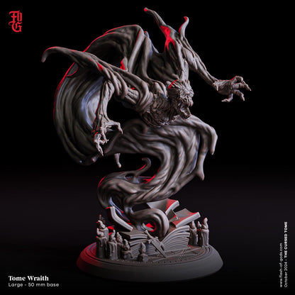 Tome Wraith (L Enemy)  32mm  Tabletop  Fantasy  D&D  Dungeons and Dragons  Pathfinder  DSA  Flesh of Gods