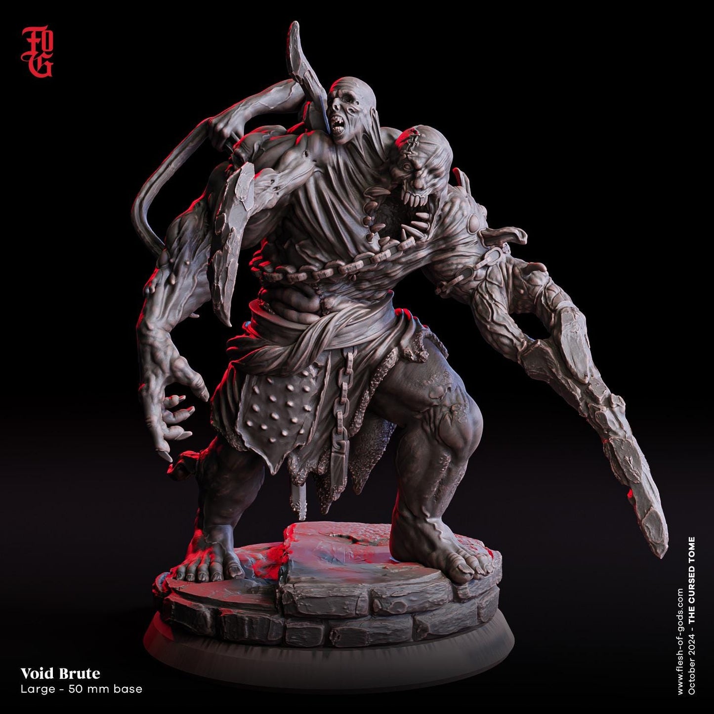 Void Brute (L Enemy)  32mm  Tabletop  Fantasy  D&D  Dungeons and Dragons  Pathfinder  DSA  Flesh of Gods