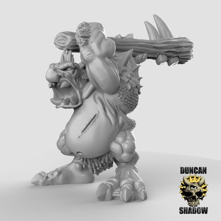 Marsh Trolls  32mm  Tabletop  Fantasy  Gaming  D&D  Dungeons and Dragons  Pathfinder  DSA Duncan Shadow