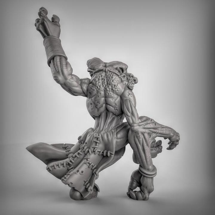 Dire Troll [XXL]  32mm  Tabletop  Fantasy  Gaming  D&D  Dungeons and Dragons  Pathfinder  DSA Duncan Shadow