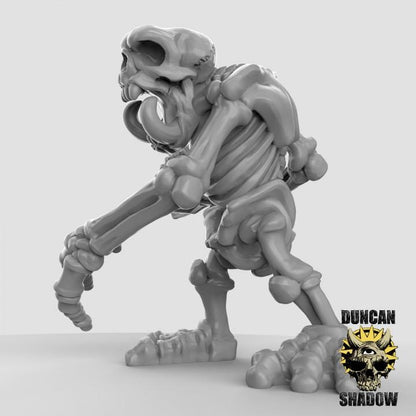Skeleton Stone Trolls  32mm  Tabletop  Fantasy  Gaming  D&D  Dungeons and Dragons  Pathfinder  DSA Duncan Shadow