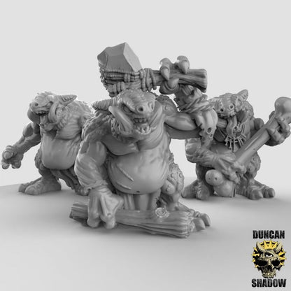 Kobold Trolls  32mm  Tabletop  Fantasy  Gaming  D&D  Dungeons and Dragons  Pathfinder  DSA Duncan Shadow